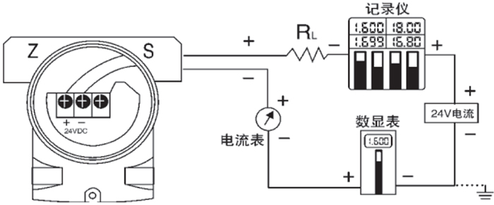 衛生型液位變送器接線圖